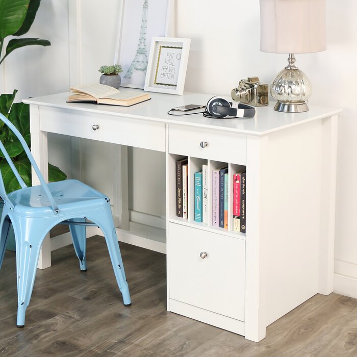 Beachcrest Home Clinton Computer Desk Reviews Wayfair Co Uk