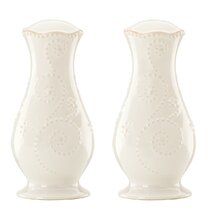 Vintage Ceramic French Inspired Salt and Pepper Shakers