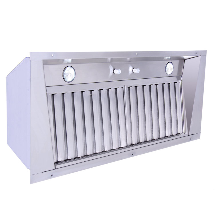 Prestige 46" 1200 CFM Convertible Insert Range Hood in Stainless Steel