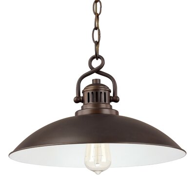 Trent Austin Design Meridian 1 Light Dome Pendant Size 10 H X 15 W