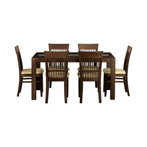 2-tlg. Esszimmerstuhl-Set Ridgeway aus Massivholz von ClassicLiving