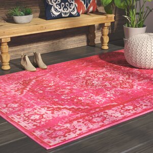 Decker Pink Area Rug