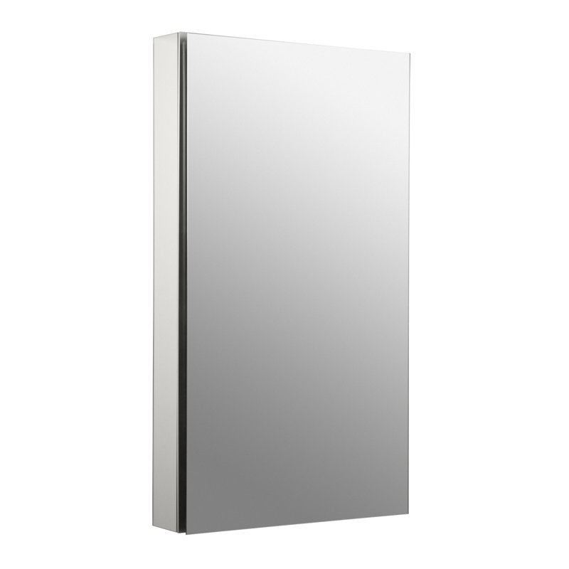 Catalan Aluminum Single Door Medicine Cabinet With 170 Degree