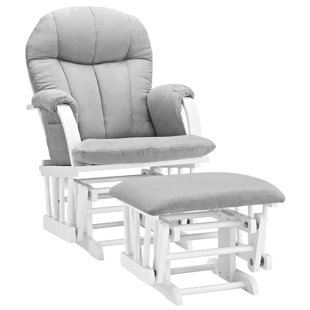 Ross Glider and Ottoman By Viv + Rae