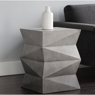 Niran Pedestal End Table by Sunpan Modern 2019 Sale