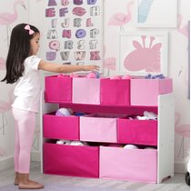 pink toy organizer