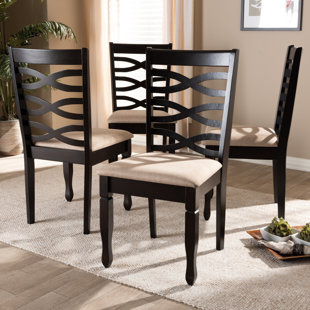 Bottoms Solid Wood Dining Chair (Set Of 4) by Canora Grey Read Reviews