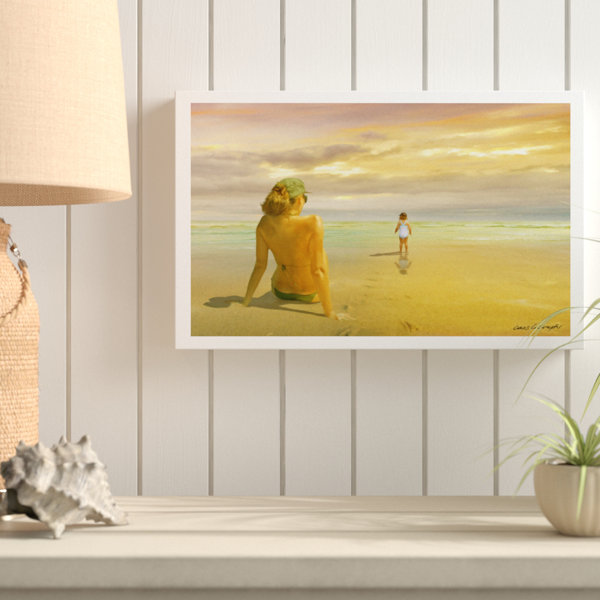 Highland Dunes Mother And Daughter 1 Acrylic Painting Print On