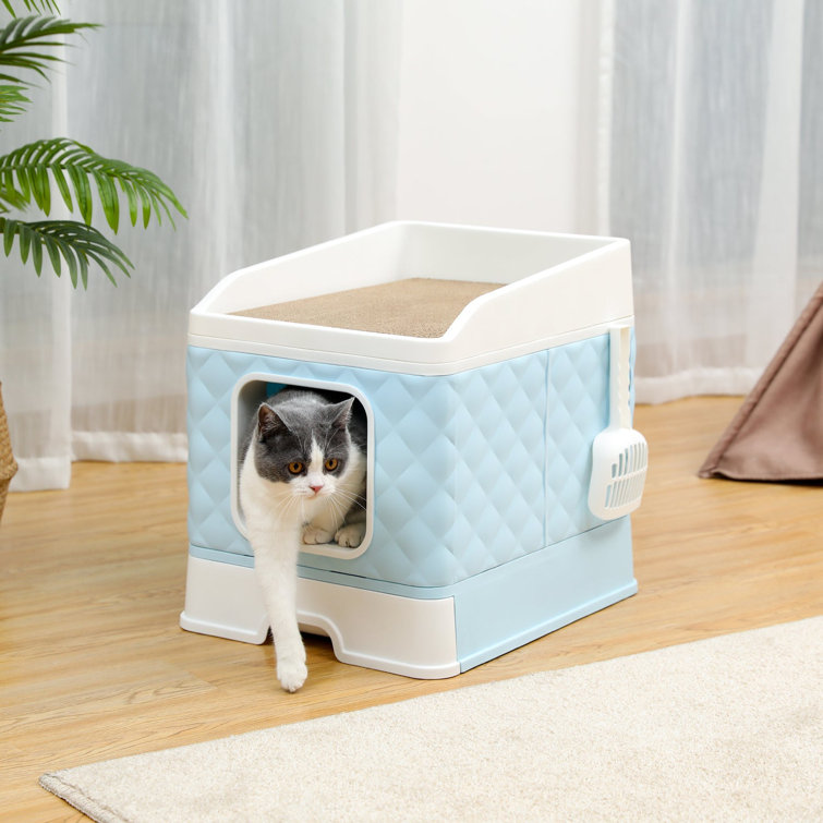 Tucker Murphy Pet™ Bimbo Litter Box Cat Condo | Wayfair