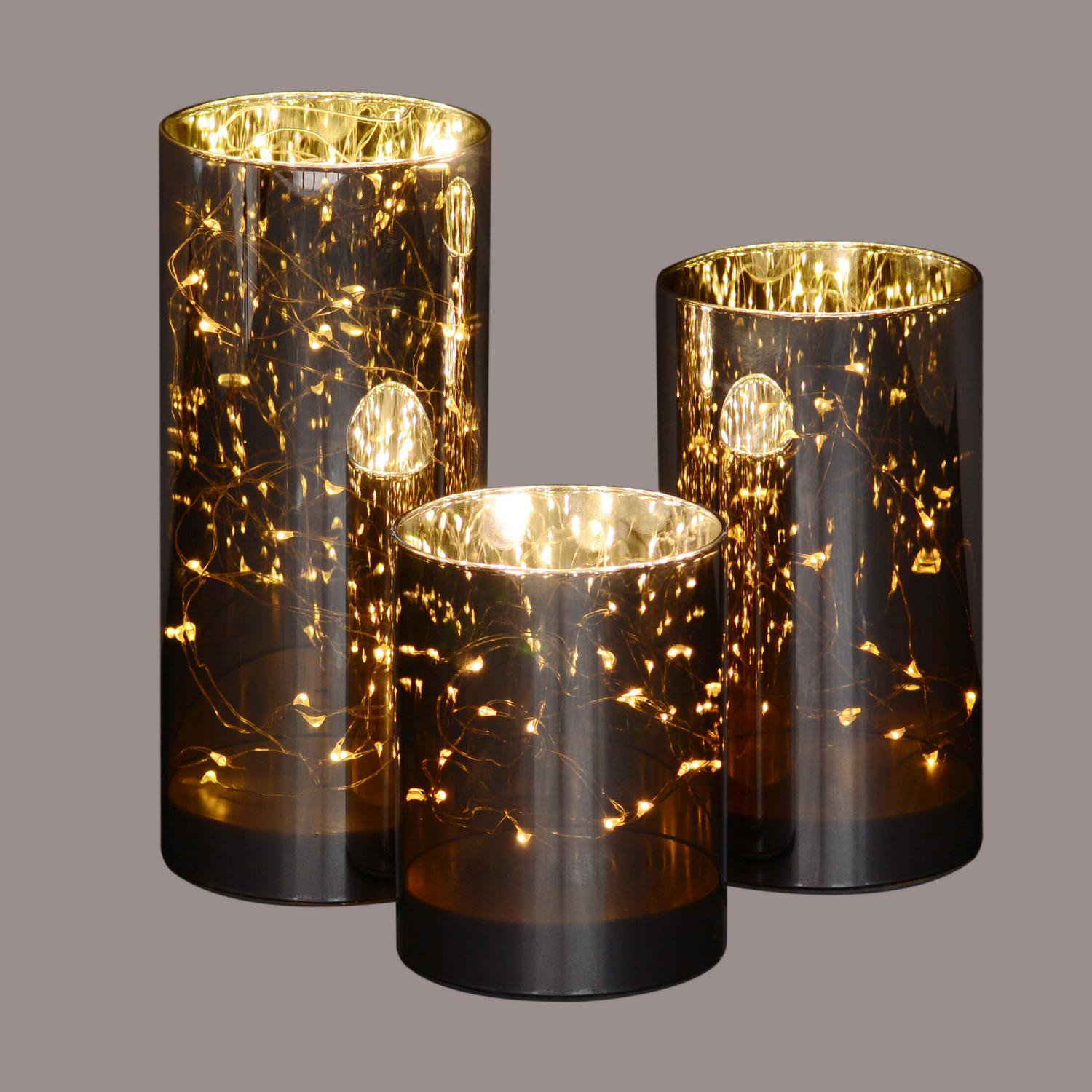 Northlight Decorative Galaxy Glass Jar 3 Piece Night Light Set Wayfair