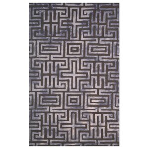 Wool Hand-Tufted Brown/Beige Area Rug