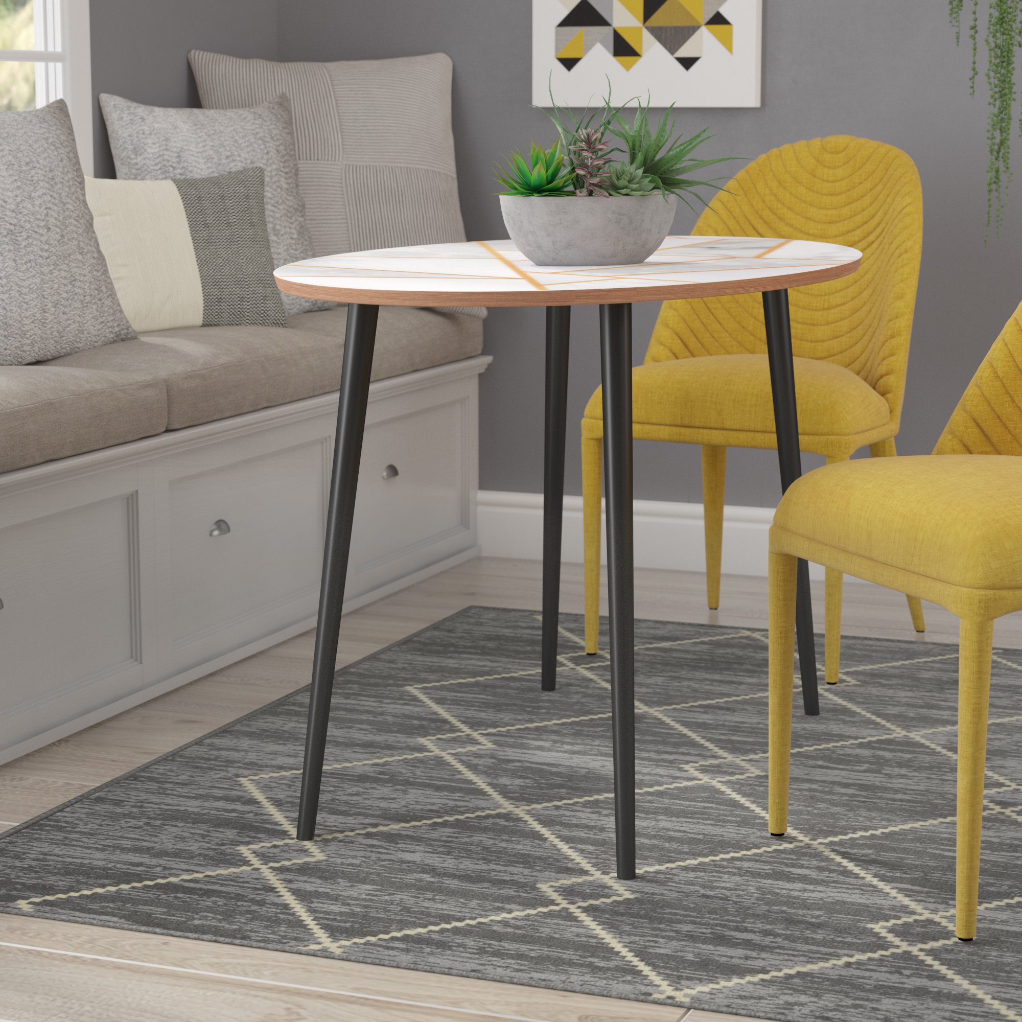 Wrought Studio Hackworth Dining Table Wayfair