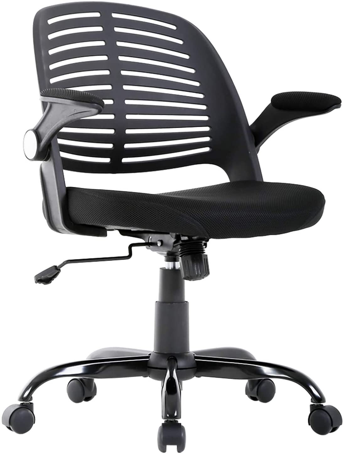 Modern Mesh Mid-Back Executive Computer Desk Task Office Chair Ergonomic Black 
