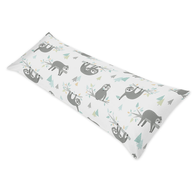 Sweet Jojo Designs Aqua And Grey Sloth Collection Sloth Body