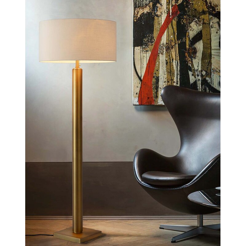 gunmetal floor lamp