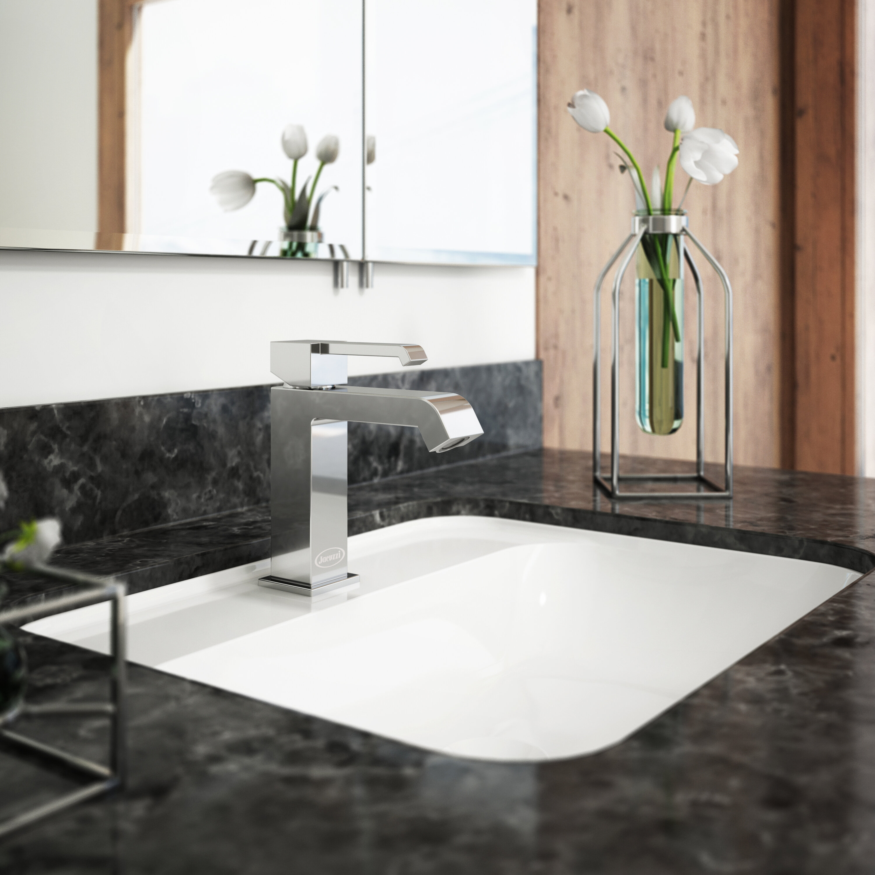 Jacuzzi Avila Stone Rectangular Undermount Bathroom Sink Wayfair