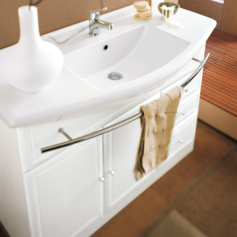 9AC8753 Archeda Ceramic Specialty Drop-In Bathroom Sink with Overflow