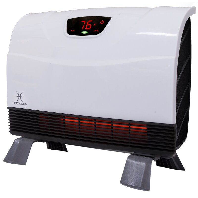 Heat Storm Phoenix 1,500 Watt Electric Infrared Wall-Mounted Heater ...