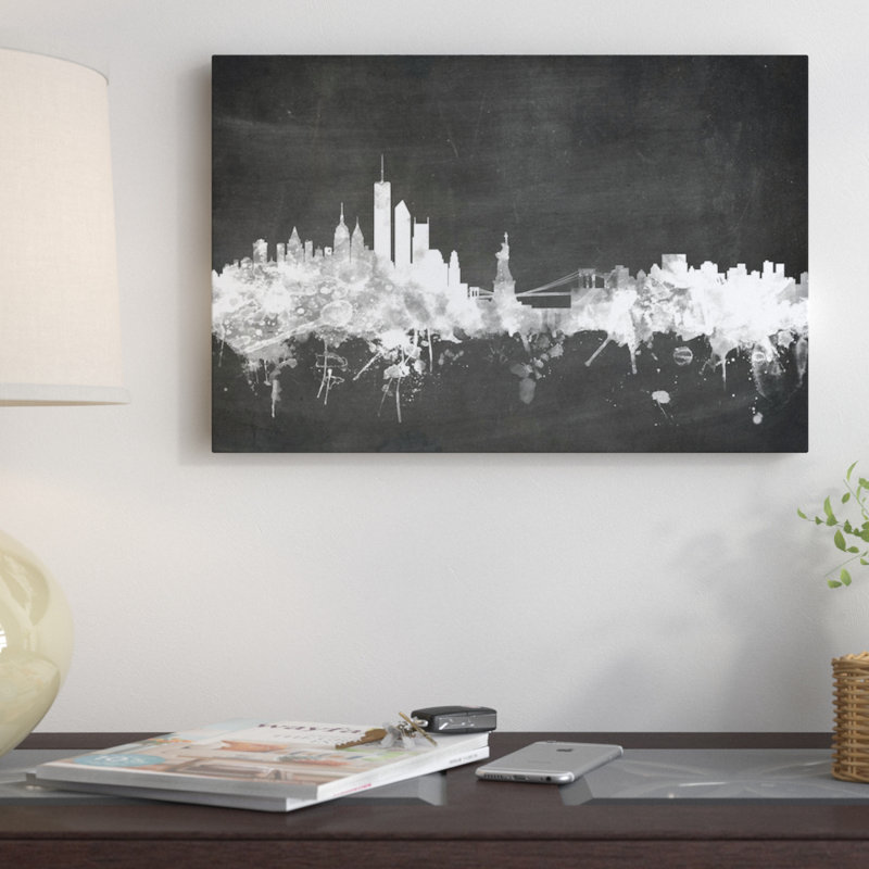 East Urban Home Blackboard Skyline Series New York City New York