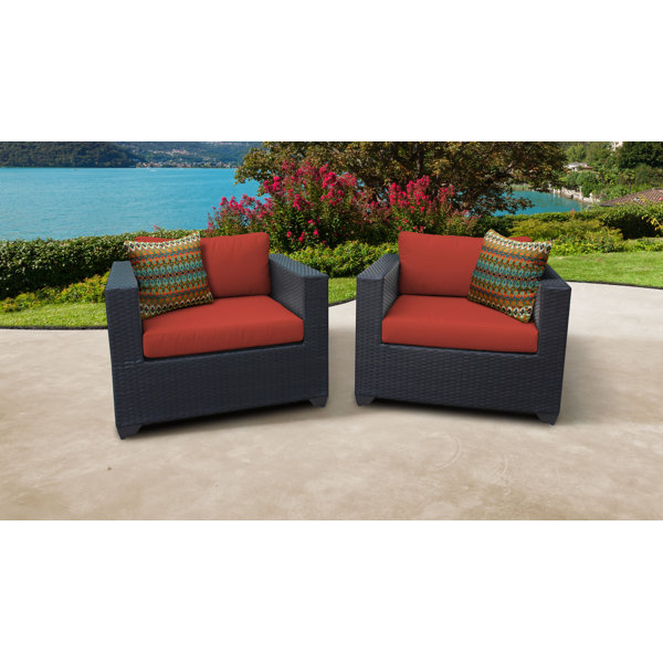 Sol 72 Outdoor Fernando Patio Chair with Cushions Wayfair