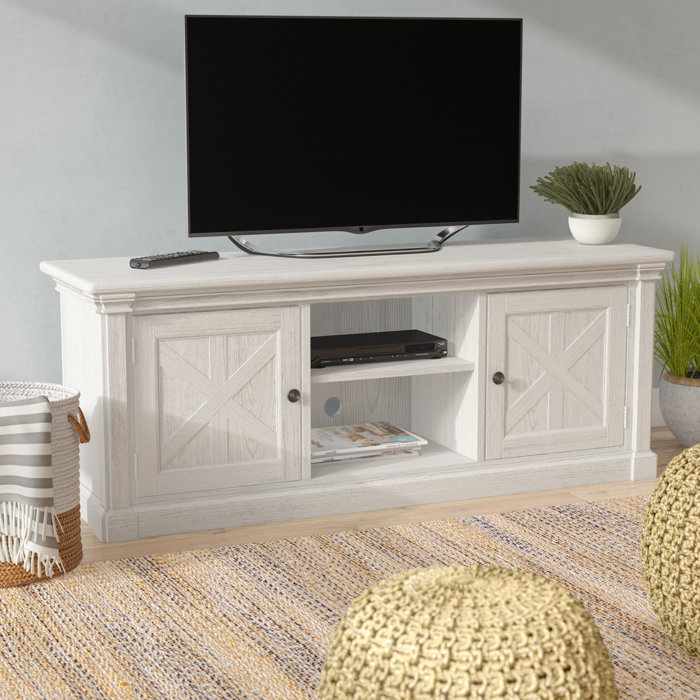 August Grove Jacey Solid Wood Tv Stand For Tvs Up To 65 Inches