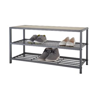 Extra Shelf for Shoe Rack in White Powder Coated Steel 58 W x 15 D Inches 