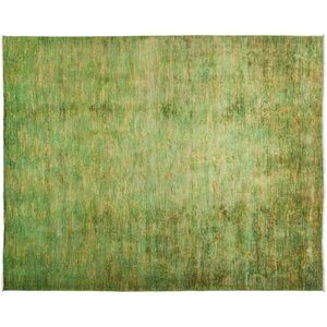 Buy One-of-a-Kind Vibrance Hand-Knotted Green Area Rug!
