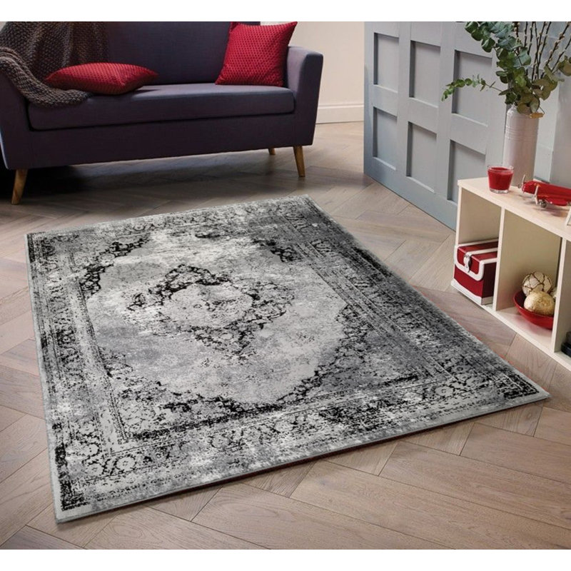Ophelia Co Aliza Gray Area Rug Wayfair