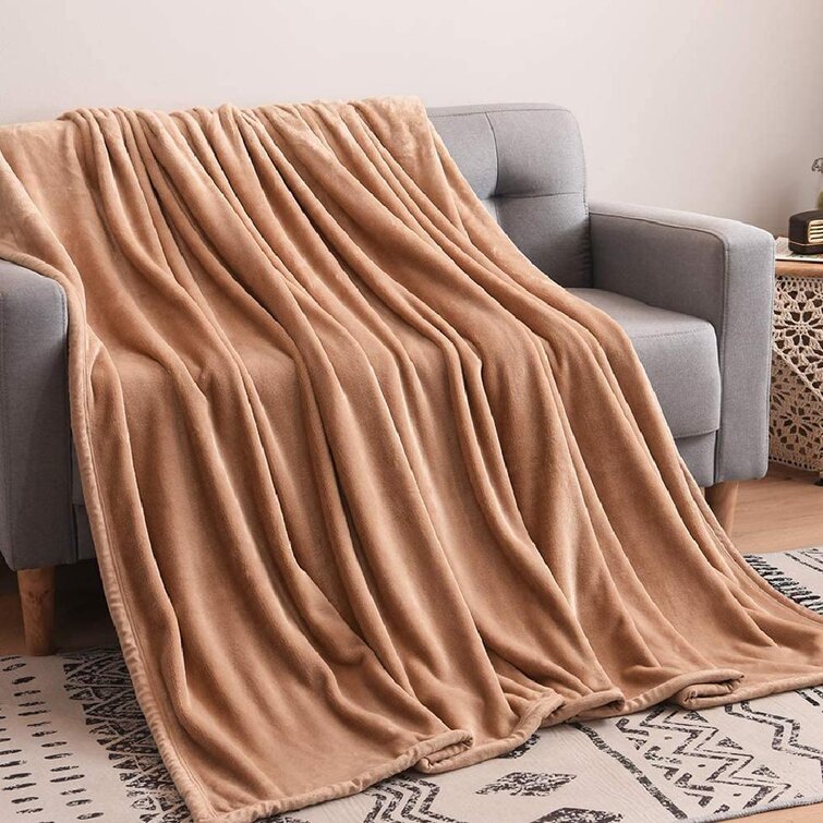 Grey, 104x90 LIANLAM King Size Fleece Blanket Lightweight Super Soft and All Season Warm Fuzzy Plush Cozy Luxury Bed Blankets Microfiber 
