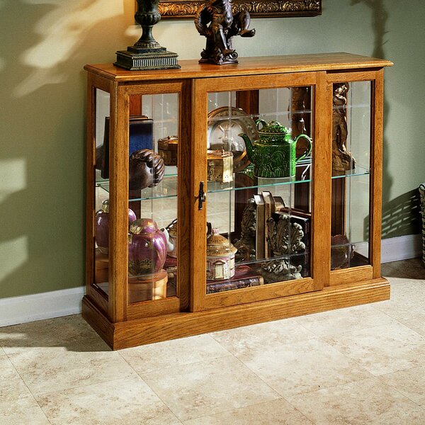 Purvoche Lighted Curio Cabinet Reviews Joss Main