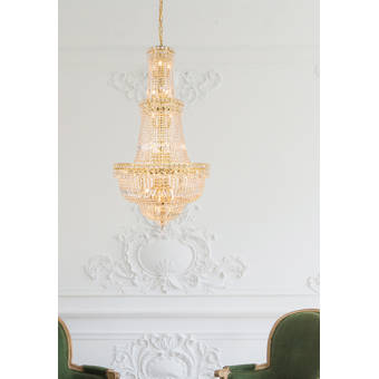 Rosdorf Park Tedder 51 Light Unique Tiered Chandelier Wayfair