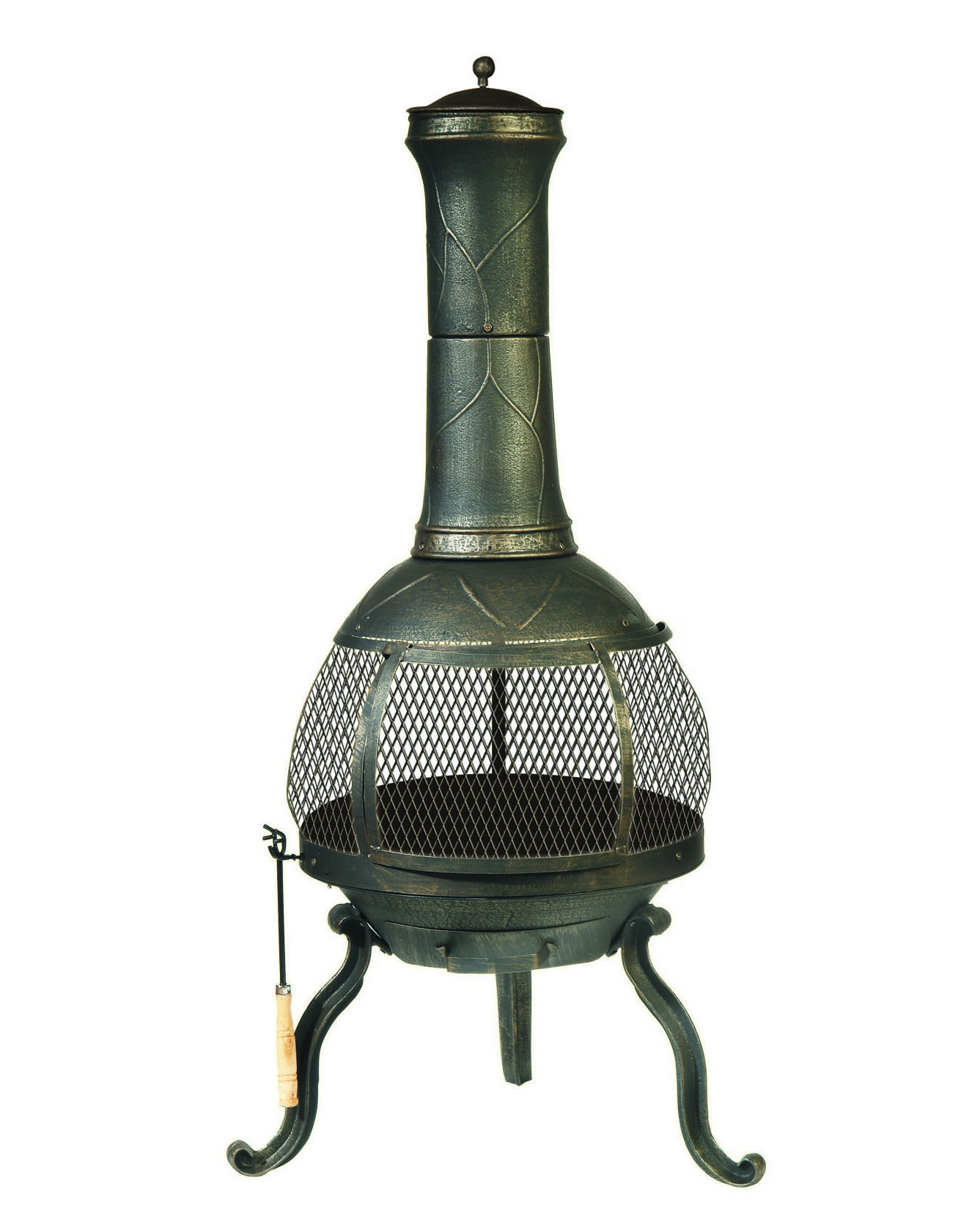 outdoor chiminea fire pits on Ophelia Co Nyora 53 H Wood Burning Outdoor Chiminea Reviews Wayfair