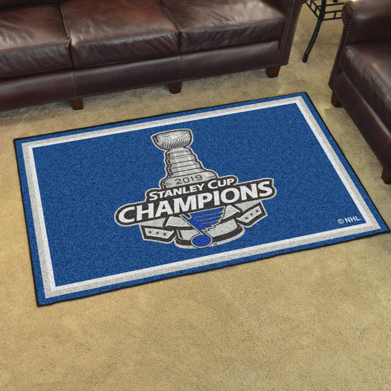 Fanmats Boston Bruins 2019 Stanley Cup Champions Plush Area Rug Fanmats Boston Bruins 2019 Stanley Cup