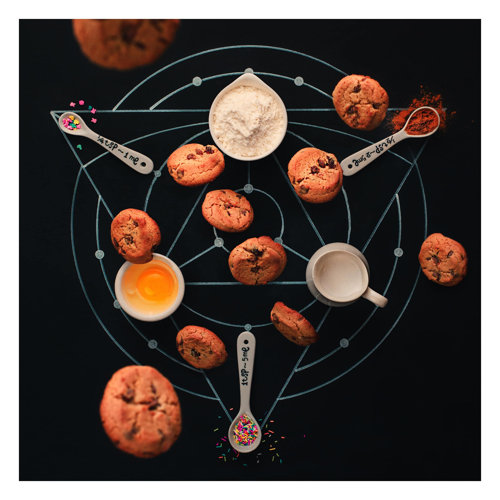 Alchemy of Baking 3.36m x 3.36m Textured Matte Peel & Stick Mural East Urban Home