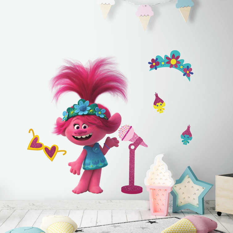 RoomMates RMK4247SCS Trolls World Tour Peel and Stick Wall Decals RoomMates RMK4247SCS Trolls World Tour Peel and Stick Wall Decals