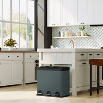 Grey Rubbish Bins Recycling Bins You Ll Love Wayfair Co Uk