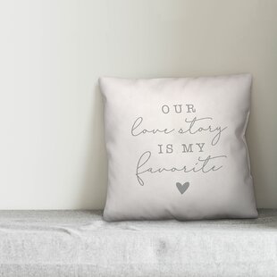 Ved Happily Ever After Cushion Cover Sofa Home Décor Pillow Case I Saying 'Lo