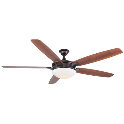 Red Barrel Studio 70 Inch Vannorman 5 Blade Led Ceiling Fan