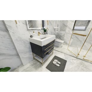 Lewis 30 Single Bathroom Vanity Set by Etta Avenue™
