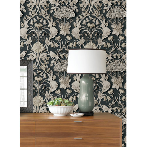 Lark Manor Addysn Peel & Stick Floral Wallpaper & Reviews | Wayfair