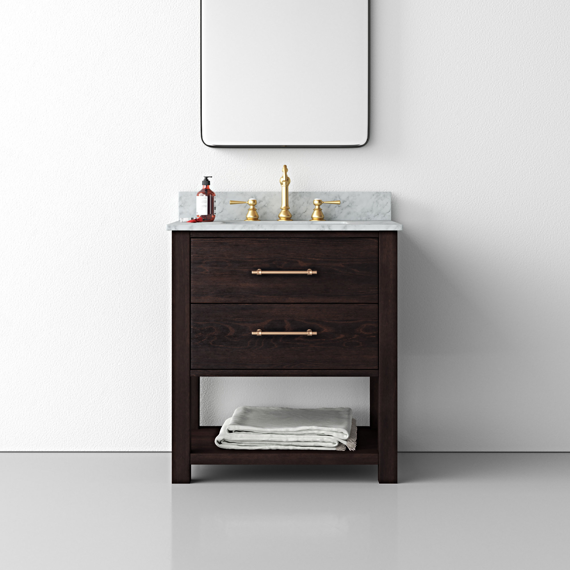 Allmodern Keri 30 Single Bathroom Vanity Set Reviews Wayfair