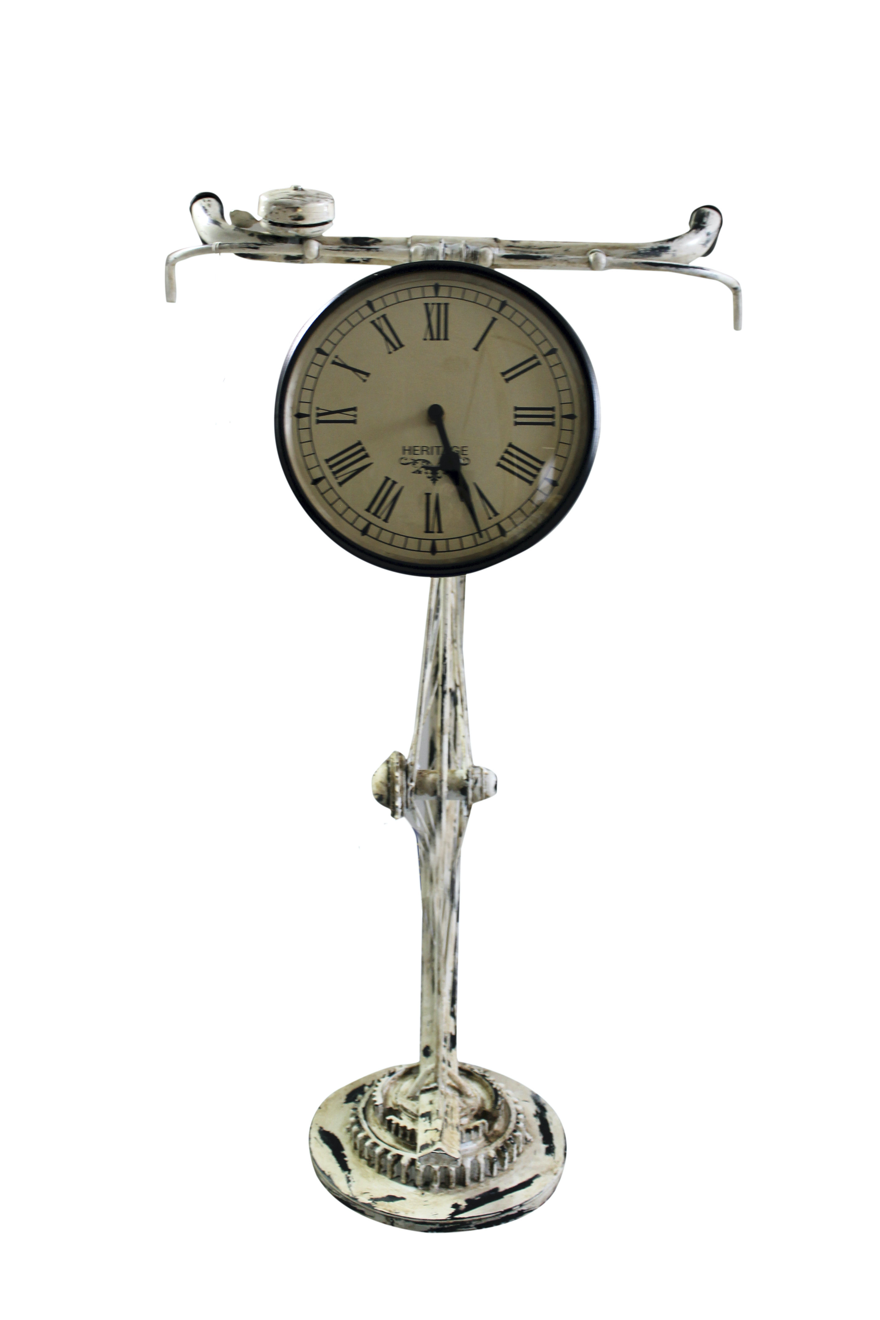 Williston 35.43" Metal Floor Clock Wayfair