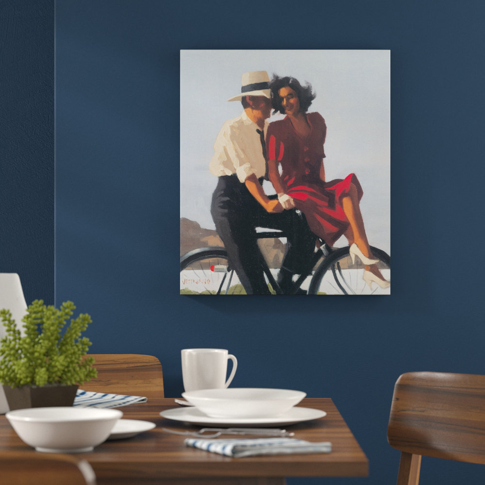 East Urban Home Lazy Hazy Days By Vettriano Art Print Plaque Reviews Wayfair Co Uk