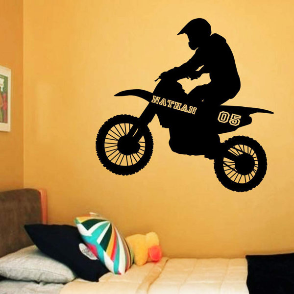 Dirt Bike Wall Decal For Bedroom | Wayfair