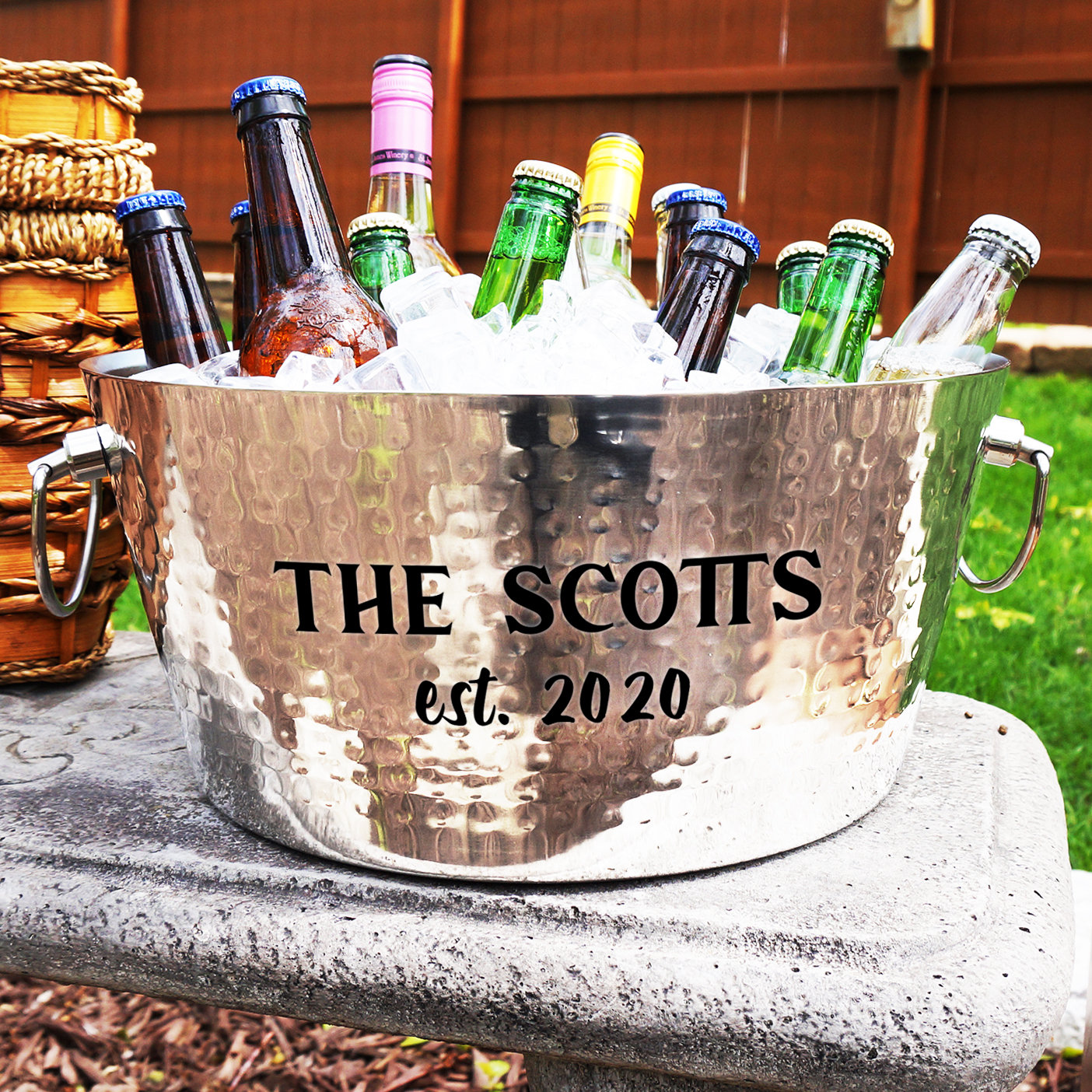 stainless steel beer bucket