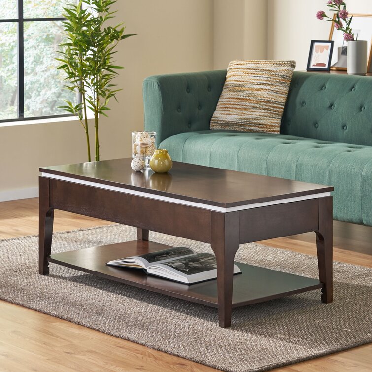 Latitude Run Lift Top Coffee Table With Storage Reviews Wayfair