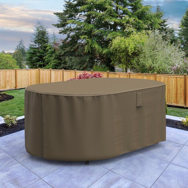 127-Inch Rectangular/Oval Patio Table and Chair Cover Waterproof Outdoor Porch 
