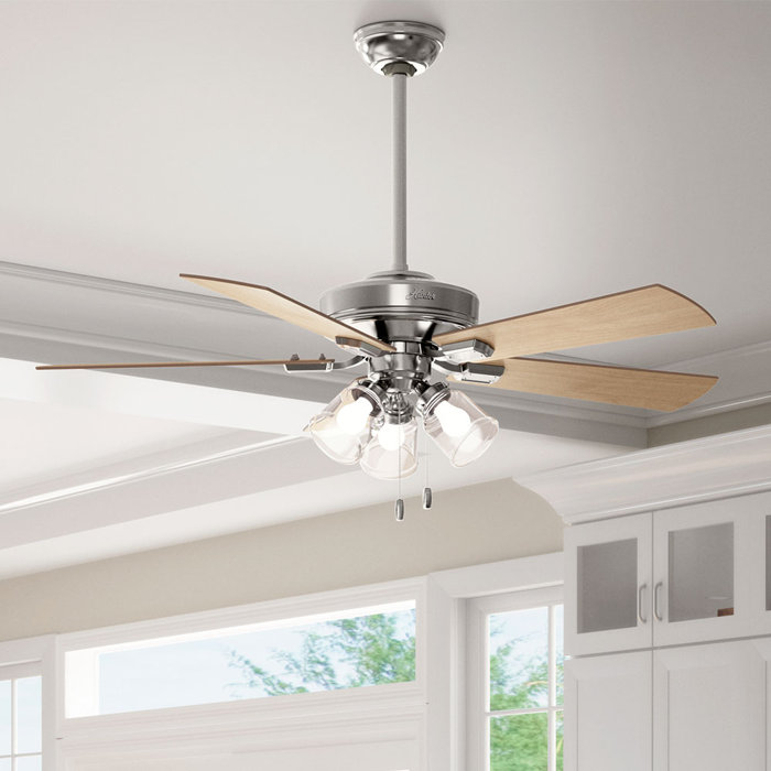 52 Crestfield 5 Blade Ceiling Fan Light Kit Included Reviews