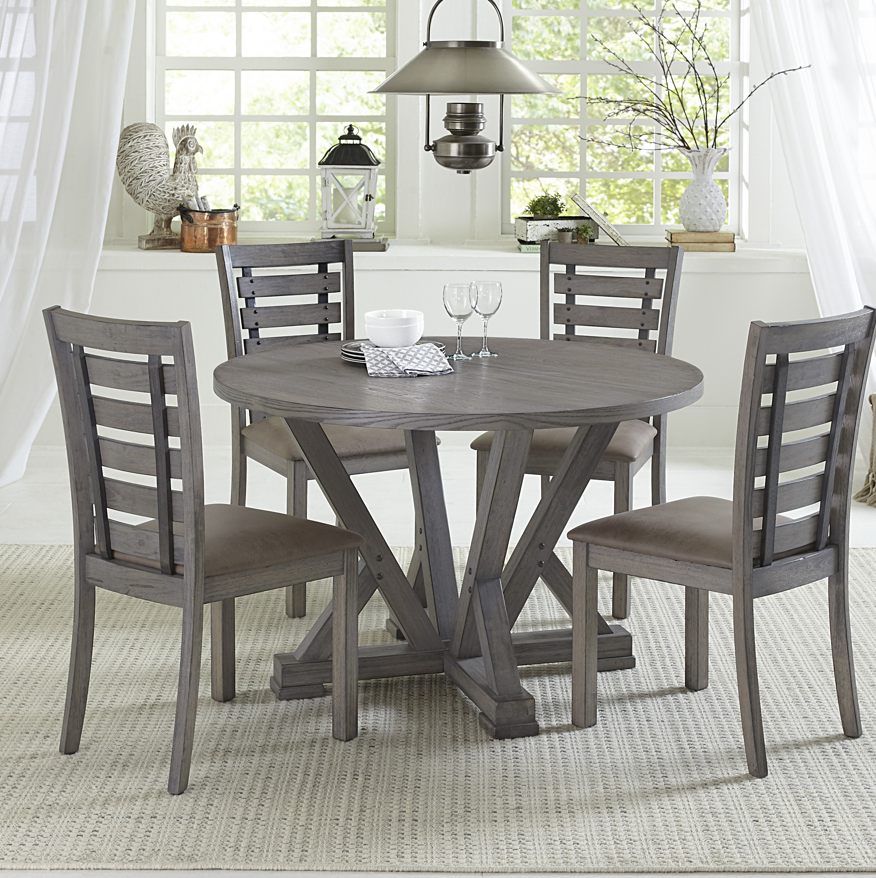 Gracie Oaks Mcwhirter 4 Person Dining Set Reviews Wayfair