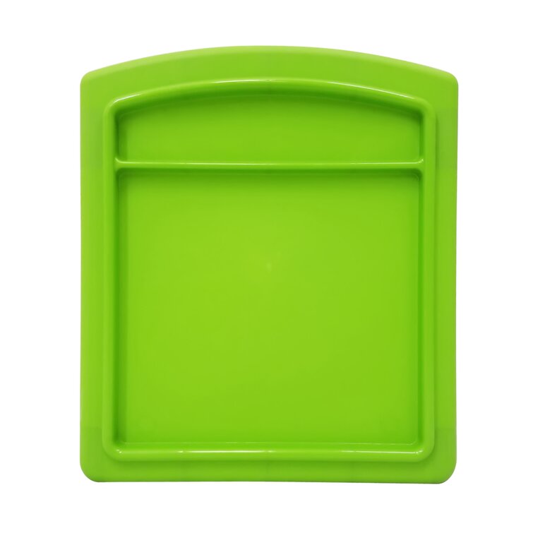 Bold Lime HOMZ Medium Width Plastic Storage 3 Drawer Cart
